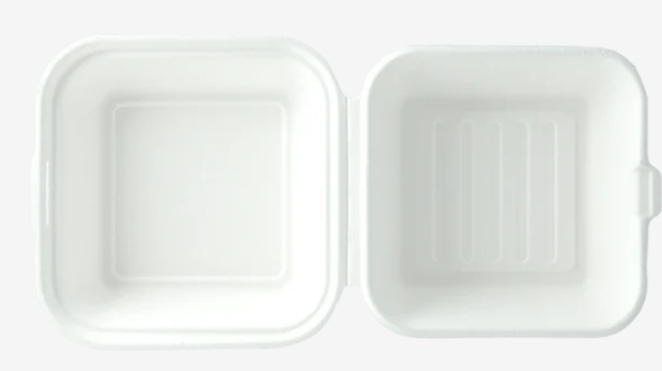 Boîte à Hamburger moyen sans PFAS canne à sucre BIO 500 pièces