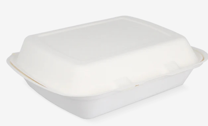 Boîte de menu 1 compartiment Petite canne à sucre sans PFAS BIO 200 pièces 