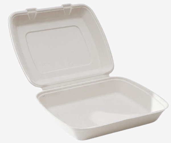Boîte de menu 1 compartiment Petite canne à sucre sans PFAS BIO 200 pièces 