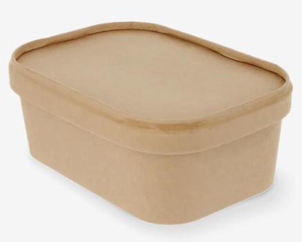 Couvercle pour barquette à micro-ondes 500-650-750-1000ml Kraft 300p