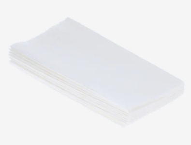 Serviette 1 plis 1/8 33x33cm papier blanc Bio (4000pcs) 