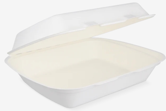 Boîte de menu 1 compartiment Petite canne à sucre sans PFAS BIO 200 pièces 