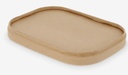 Couvercle pour barquette à micro-ondes 500-650-750-1000ml Kraft 300p