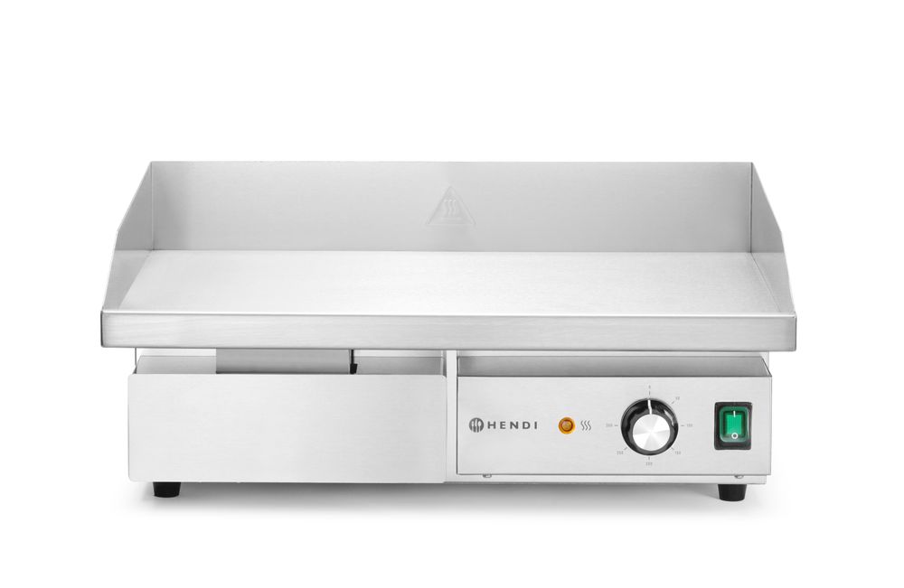 Grill, lisse, HENDI, Budget Line, 220-240V/3000W, 550x430x(H)240mm
