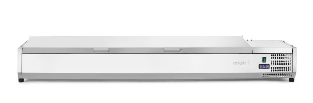 Vitrine réfrigérée GN 1/3, Arktic, 8x GN 1/3, 230V/180W, 1805x420x(H)630mm