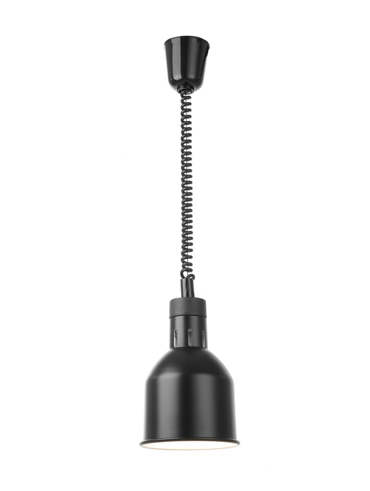 Lampe chauffante réglable, cylindrique, HENDI, Noir, 230V/250W, ⌀175x(H)250mm
